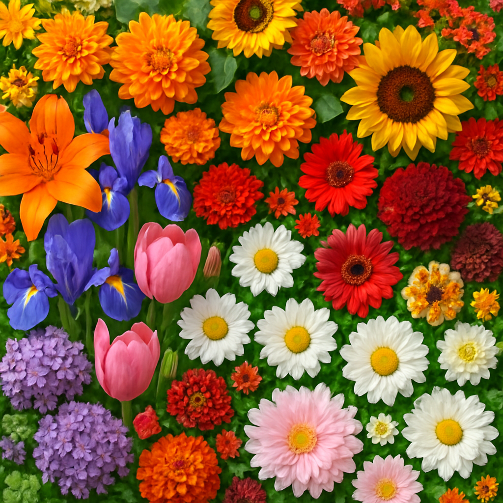 Seasonal flowers